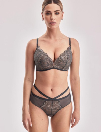 Бюстгальтер супер пуш-ап без косточек Alles LUSSO SUPER P-UP зеленый, Цвет: зеленый, Размеры: 65G, изображение 6