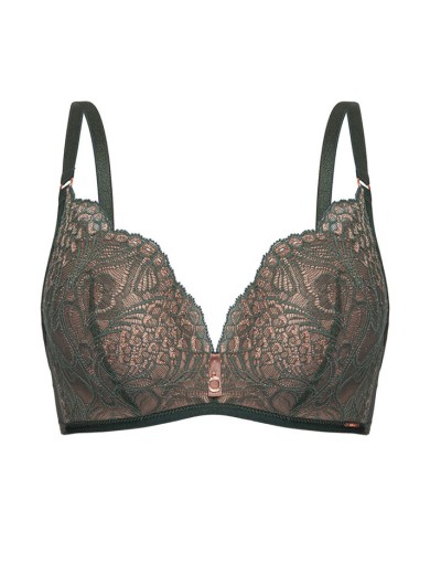 Бюстгальтер супер пуш-ап без косточек Alles LUSSO SUPER P-UP зеленый, Цвет: зеленый, Размеры: 65G, изображение 8