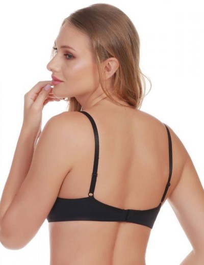 Бюстгальтер балконет Jolidon S1836 черный, Цвет: черный, Размеры: 70D, изображение 2