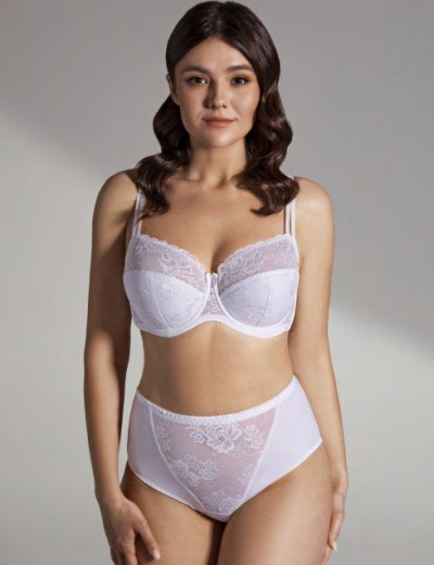 Классический бюстгальтер полупоролон Misstyle 2521 белый, Цвет: белый, Размеры: 85F, изображение 2