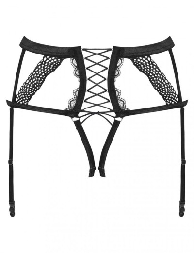 Пояс-трусики с пажами для чулок Obsessive BRAVELLE GARTER BELT, Цвет: черный, Размеры: S/M, изображение 6 Пояс-трусики с пажами для чулок Obsessive BRAVELLE GARTER BELT, Цвет: черный, Размеры: S/M, изображение 6