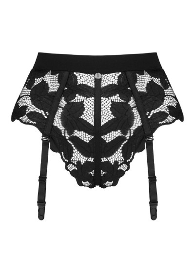 Трусики с пажами для чулок Obsessive EDITYA GARTER PANTIES, Цвет: черный, Размеры: XS/S, изображение 4 Трусики с пажами для чулок Obsessive EDITYA GARTER PANTIES, Цвет: черный, Размеры: XS/S, изображение 4