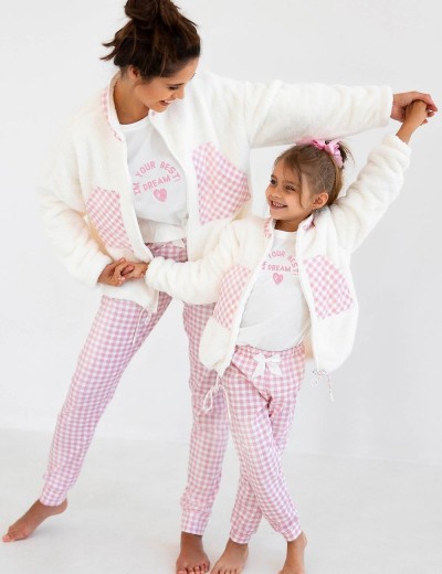 Детская теплая толстовка Sensis NANNY KIDS, Цвет: белый, Размеры: 122-128, изображение 3