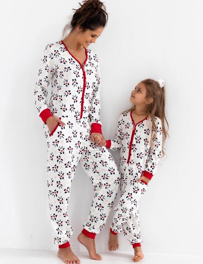 Домашний комбинезон Sensis PANDA KOMBINEZON, Цвет: белый, Размеры: L/XL, изображение 5