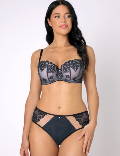 Трусы бразилиана Subtille KASSIOPEA BLUE braz, Цвет: темно-синий, Размеры: S, изображение 3