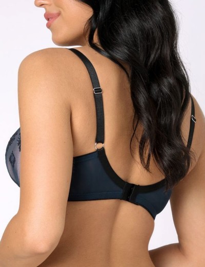 Бюстгальтер полумягкий Subtille KASSIOPEA BLUE semi-soft, Цвет: темно-синий, Размеры: 70E, изображение 4