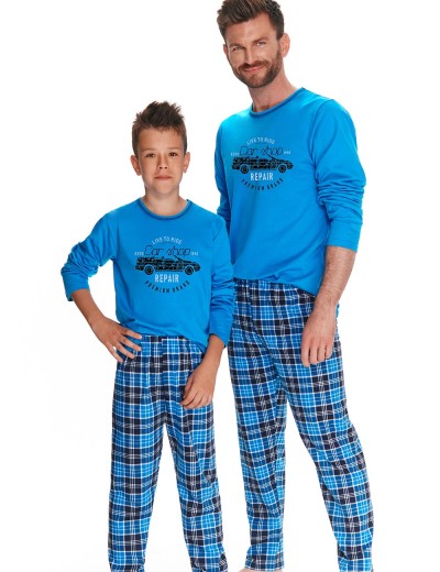 Детская пижама для мальчика Taro 2650-2651 MARIO синий, Цвет: синий, Размеры: 86, изображение 2