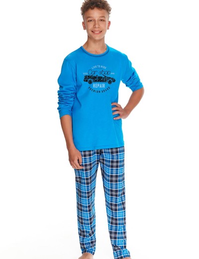 Подростковая пижама Taro 2654 MARIO синий, Цвет: синий, Размеры: 158