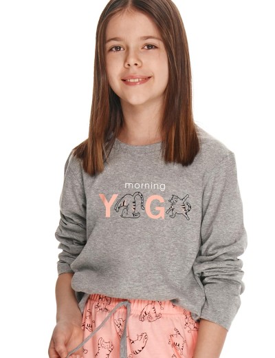 Пижама для девочки Taro 2781-2782 IDA серый, Цвет: серый, Размеры: 98, изображение 2