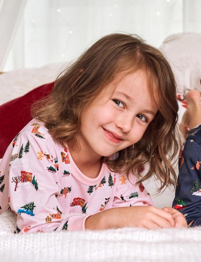 Новогодняя пижама для девочки Taro 2833/2834/2835 LAURA, Цвет: розовый, Размеры: 158, изображение 4 Новогодняя пижама для девочки Taro 2833/2834/2835 LAURA, Цвет: розовый, Размеры: 158, изображение 4