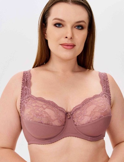 Бюстгальтер мягкий с подкроем Elli 1012 кофейно-розовый, Цвет: кофейно-розовый, Размеры: 75D, изображение 3