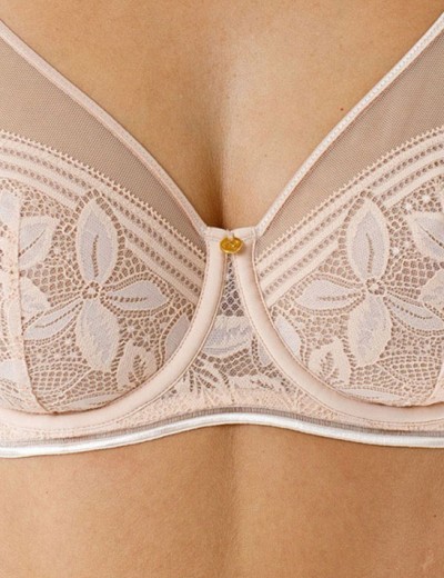 Мягкий кружевной бюстгальтер Coquette Revue IMPRESSIVE 81109-11, Цвет: кремовый, Размеры: 70D, изображение 4