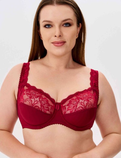 Бюстгальтер мягкий с подкроем Elli 1012 румба, Цвет: румба, Размеры: 80F, изображение 3