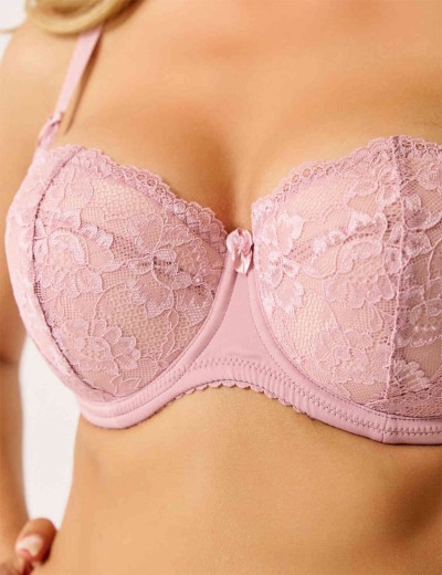 Бюстгальтер балконет Elli 7055 хрустальная роза, Цвет: хрустальная роза, Размеры: 90E, изображение 4 Бюстгальтер балконет Elli 7055 хрустальная роза, Цвет: хрустальная роза, Размеры: 90E, изображение 4