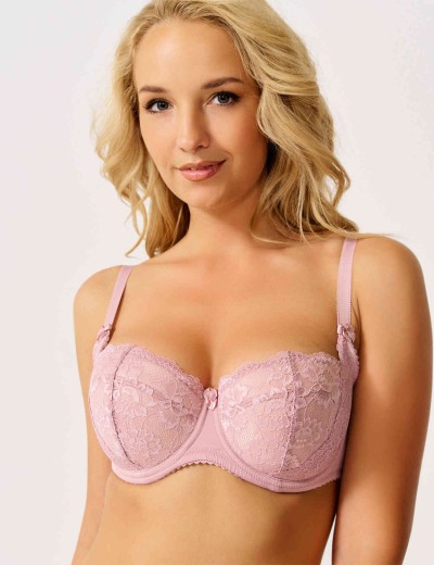 Бюстгальтер балконет Elli 7055 хрустальная роза, Цвет: хрустальная роза, Размеры: 90E, изображение 3 Бюстгальтер балконет Elli 7055 хрустальная роза, Цвет: хрустальная роза, Размеры: 90E, изображение 3