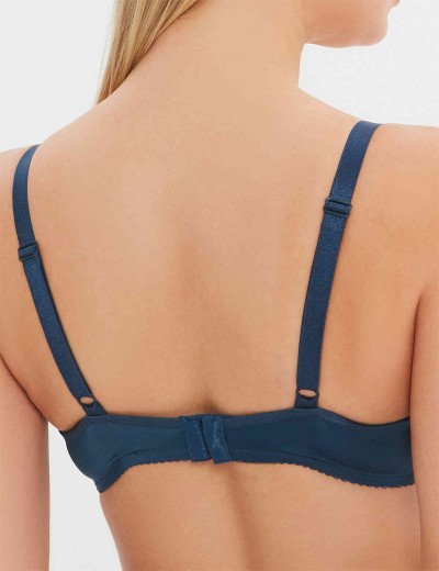 Бюстгальтер спейсер Milavitsa 119140 синий топаз, Цвет: синий топаз, Размеры: 90C, изображение 2 Бюстгальтер спейсер Milavitsa 119140 синий топаз, Цвет: синий топаз, Размеры: 90C, изображение 2