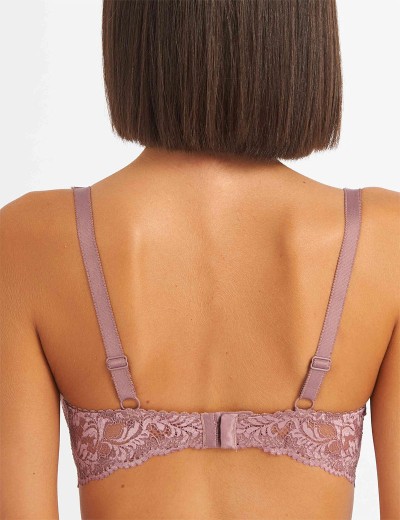 Бюстгальтер балконет пуш-ап Simona M 870 кофейно-розовый, Цвет: кофейно-розовый, Размеры: 75C, изображение 2