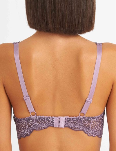 Бюстгальтер балконет пуш-ап биколор Simona M 870 серо-туман, Цвет: серо-туман, Размеры: 95C, изображение 2