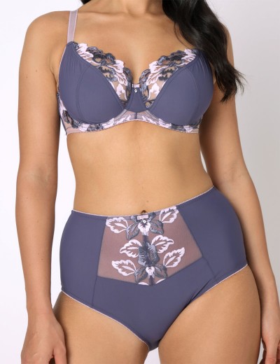 Мягкий бюстгальтер на большую грудь Subtille PETRA soft, Цвет: фиолетовый, Размеры: 70G, изображение 2