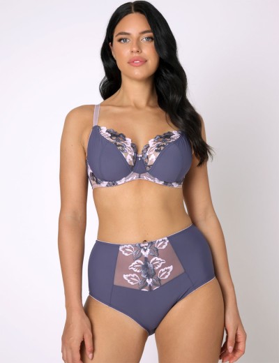 Высокие трусы слипы Subtille PETRA maxi, Цвет: фиолетовый, Размеры: L, изображение 3