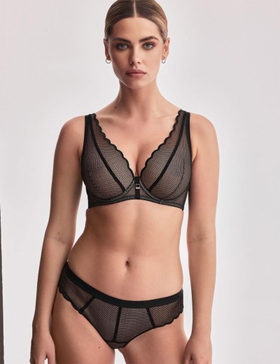 Бюстгальтер бралетт Alles CHITA M bralette черный, Цвет: черный, Размеры: 65G, изображение 8