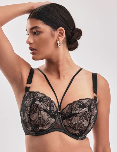 Бюстгальтер с поролоном Alles VOLARE U/W черный, Цвет: черный, Размеры: 75C, изображение 3