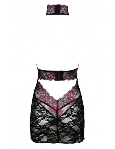 Кружевная сорочка MARC MASSIMO CF 2611 RESTENA KOSZULA, Цвет: черный, Размеры: S/M, изображение 5