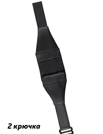 Понижающая бретель Julimex BA-05 2 крючка черный, Цвет: черный, Размеры: 2 крючка, изображение 4