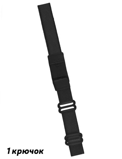 Понижающая бретель Julimex BA-05 2 крючка черный, Цвет: черный, Размеры: 2 крючка, изображение 3