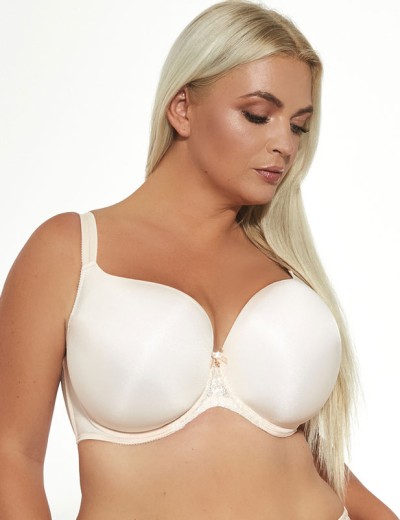 Бюстгальтер балконет Kris Line POLA ultra, Цвет: латте, Размеры: 65FF, изображение 5