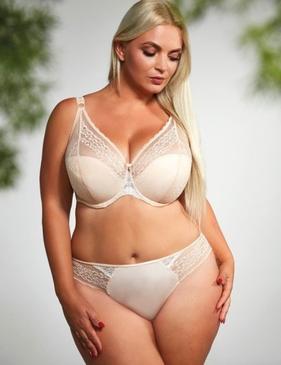 Бюстгальтер бралетт пуш-ап Kris Line POLA bralette p-up, Цвет: латте, Размеры: 65E, изображение 8