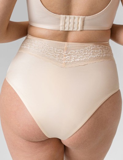 Высокие трусы для беременных Kris Line POLA briefs maxi MAMA, Цвет: латте, Размеры: M, изображение 2