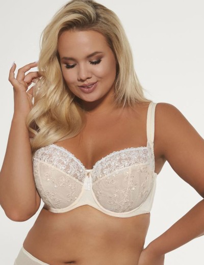 Бюстгальтер мягкий с подкроем Kris Line POLA soft side support, Цвет: латте, Размеры: 70M, изображение 3