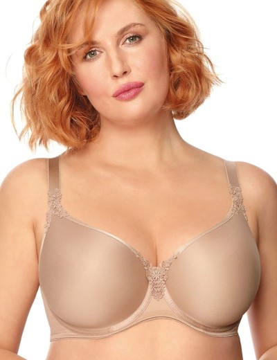 Мягкий формованный бюстгальтер Mefemi ANITA U minimizer мокка, Цвет: мокка, Размеры: 90G, изображение 4