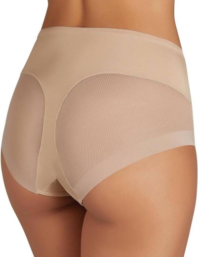 Трусы-невидимки с сеткой Ysabel Mora 19602 HIGH WAIST бежевый, Цвет: бежевый, Размеры: XL, изображение 2