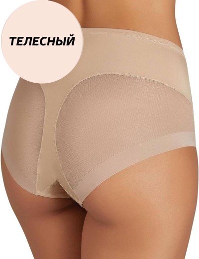 Трусы-невидимки с сеткой Ysabel Mora 19602 HIGH WAIST телесный, Цвет: телесный, Размеры: XL, изображение 2 Трусы-невидимки с сеткой Ysabel Mora 19602 HIGH WAIST телесный, Цвет: телесный, Размеры: XL, изображение 2