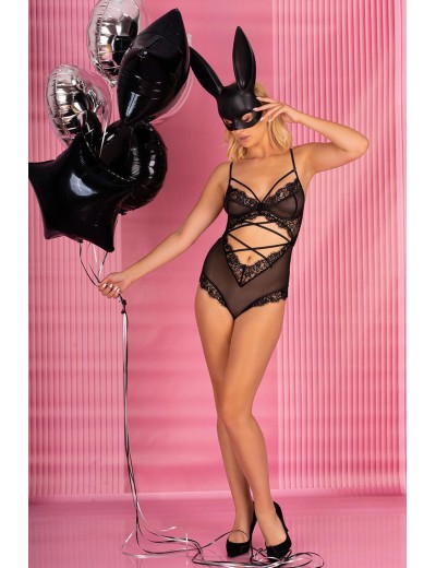 Боди с вырезом MARC MASSIMO LC 90613 KYLSSIAM BODY, Цвет: черный, Размеры: L/XL, изображение 4