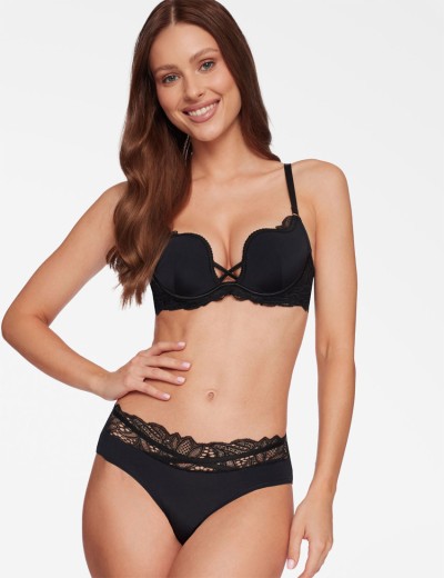 Балконет планж с пуш-ап Esotiq 35431 CLAUDIA BASIC черный, Цвет: черный, Размеры: 65E, изображение 7 Балконет планж с пуш-ап Esotiq 35431 CLAUDIA BASIC черный, Цвет: черный, Размеры: 65E, изображение 7