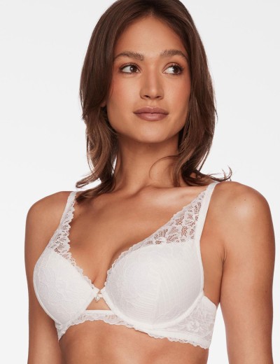 Кружевной бюстгальтер пуш-ап Esotiq TSUNA 39964 белый, Цвет: белый, Размеры: 75D, изображение 3