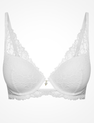 Кружевной бюстгальтер пуш-ап Esotiq TSUNA 39964 белый, Цвет: белый, Размеры: 75D, изображение 9