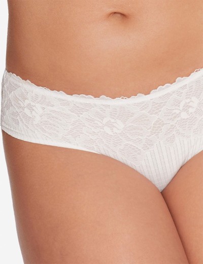 Кружевные трусики слипы Esotiq TSUNA 39966 белый, Цвет: белый, Размеры: M, изображение 3