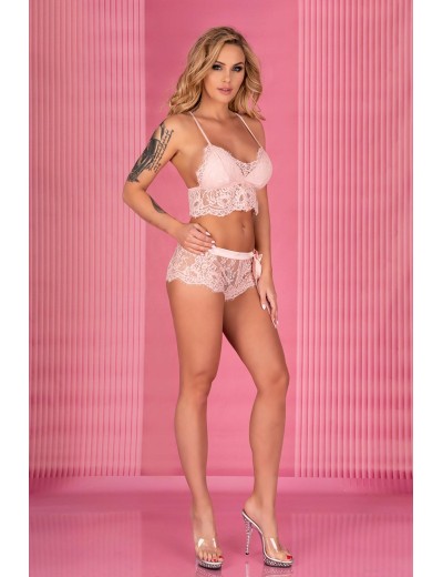 Кружевной комплект LIVIA CORSETTI LC 90618 WOLPILM KOMPLET PINK, Цвет: розовый, Размеры: L/XL, изображение 3