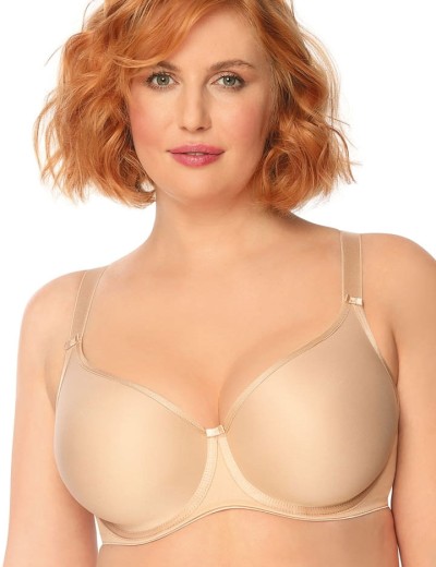 Гладкий бюстгальтер Mefemi ANNA U minimizer телесный, Цвет: телесный, Размеры: 90D, изображение 3