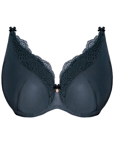 Мягкий бюстгальтер на каркасах Nipplex ESTERA M графит, Цвет: графит, Размеры: 70F, изображение 4