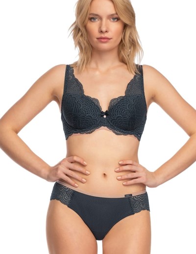 Трусы бразилиана Nipplex ESTERA BRAZYLIANY графит, Цвет: графит, Размеры: S, изображение 2