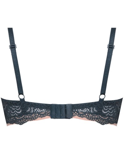 Кружевной бюстгальтер пуш-ап Nipplex ESTERA P-UP графит, Цвет: графит, Размеры: 70B, изображение 5