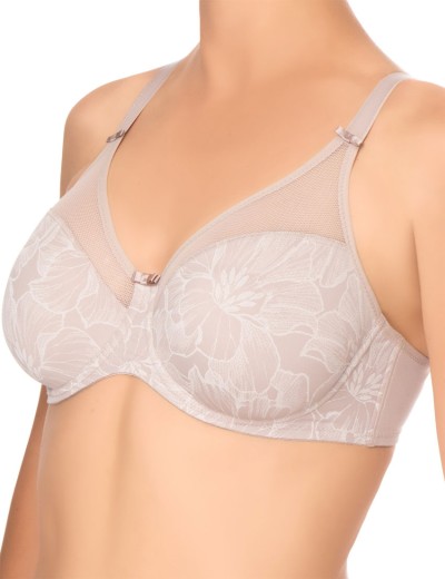 Бюстгальтер мягкий Felina 202288 VISION BLOOM серо-коричневый, Цвет: серо-коричневый, Размеры: 90G, изображение 2