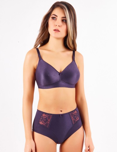 Бескаркасный бюстгальтер мягкий Felina 203294 фиолетовый, Цвет: фиолетовый, Размеры: 80D, изображение 2