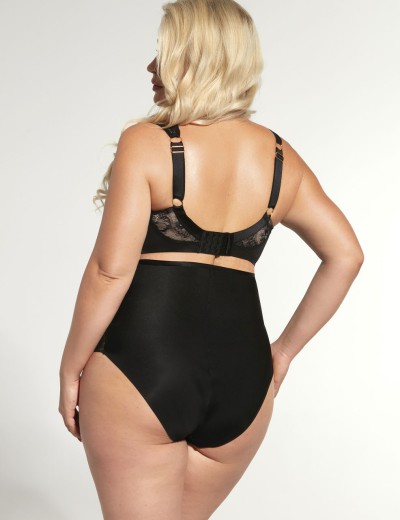 Мягкий бюстгальтер на большую грудь Kris Line VENICE soft full cup, Цвет: черный+бежевый, Размеры: 65G, изображение 6