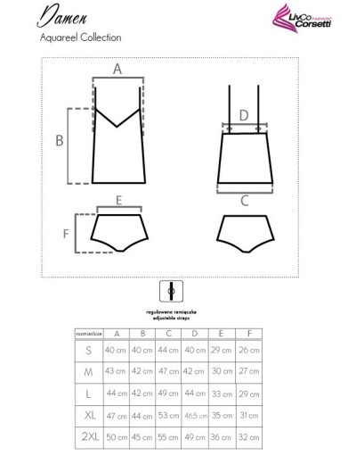 Комплект из топа и шортиков LIVIA CORSETTI LC 90659 DAMEN KOMPLET, Цвет: темно-синий, Размеры: L, изображение 6